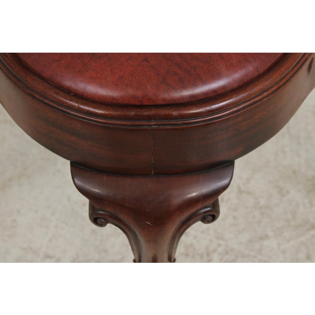 Wood Southwood Ball & Claw Mahogany Corner Chair For Sale - Image 7 of 15