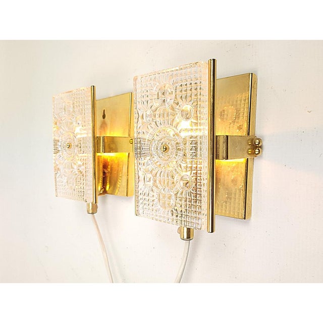 Vintage Wall Lamp by Carl Fagerlund for Orrefors, 1960s For Sale - Image 13 of 14