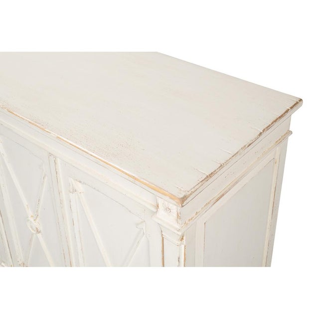 Directoire Style White Buffet For Sale - Image 9 of 10