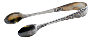 Silver Spoon-Shaped Sugar Tongs