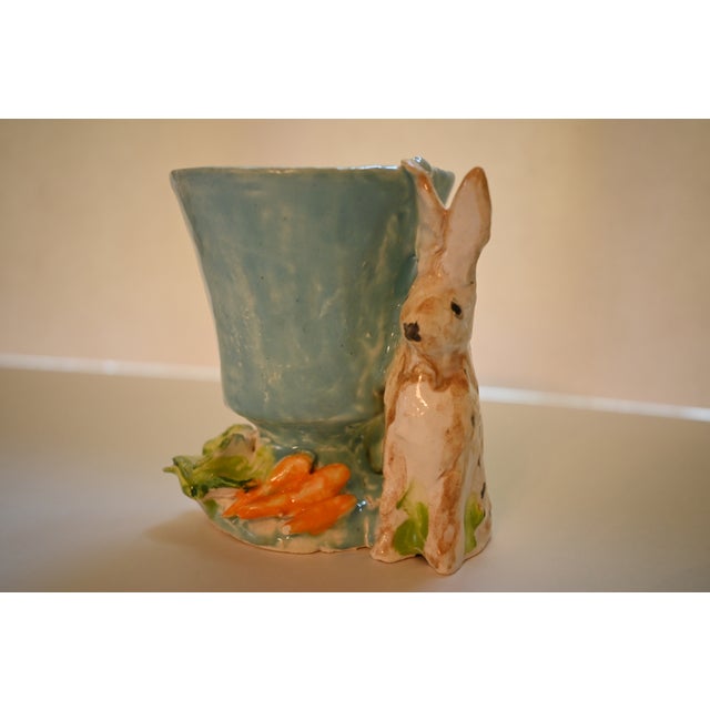 Dana Gibson Dana Gibson Rabbit Cachepot or Vase For Sale - Image 4 of 7