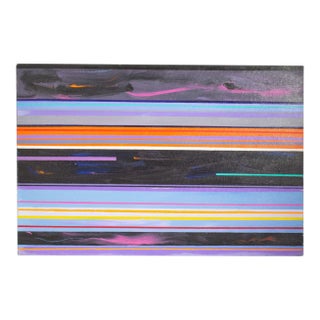 1970s Abstract Acrylic on Canvas Painting by Halim Scott For Sale