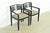 Knoll Knoll Postmodern Black Lacquered Ricchio Armchairs, Pair For Sale - Image 4 of 15