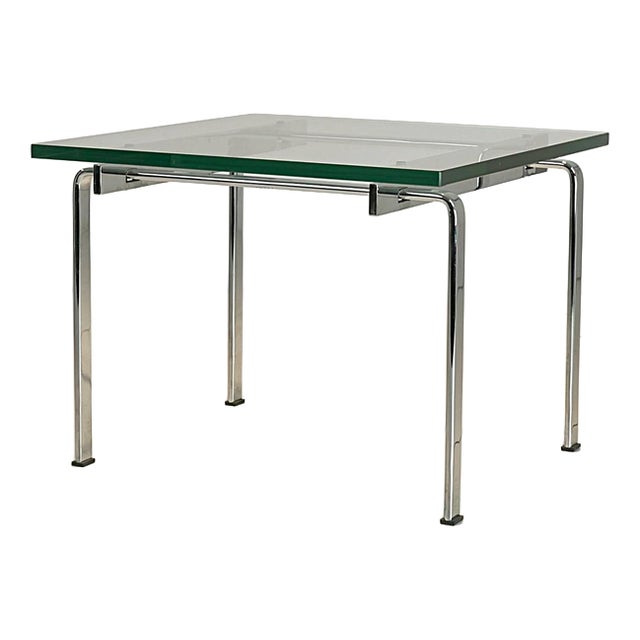Steel and Glass Side Table by Preben Fabricius and Jørgen Kastholm for Kill International, Germany, 1968 For Sale
