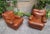 Poltrona Frau Bergère Armchair in in Brown Leather Poltrona Frau, 1960s, Set of 2 For Sale - Image 4 of 5