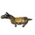 Vintage Oriental Chinese Reddish Maroon Cloisonne Metal Horse Figure A For Sale - Image 4 of 16