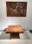 Modern 1970s Modern Burlwood Pattern Formica With Brass Trim Tables - A Pair For Sale - Image 3 of 7