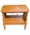 American Ethan Allen Early American Tiered Maple and Birch Bobbing Legs Spindles Side Table For Sale - Image 3 of 7