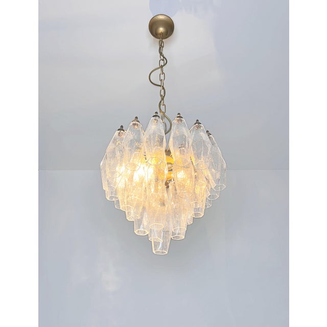 Murano Poliedri Chandelier from Carlo Scarpa Design, 1990 For Sale - Image 10 of 18