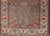 Measures: 4'7 x 6'3 Antique Persian Malayer Rug with Teal Field and Coral Spandrel Design. Keivan Woven Arts/...