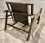 1950s Ficks Reed Rattan Campaign Style Far Horizons Lounge Chair & Ottoman by John Wisner For Sale In New York - Image 6 of 12