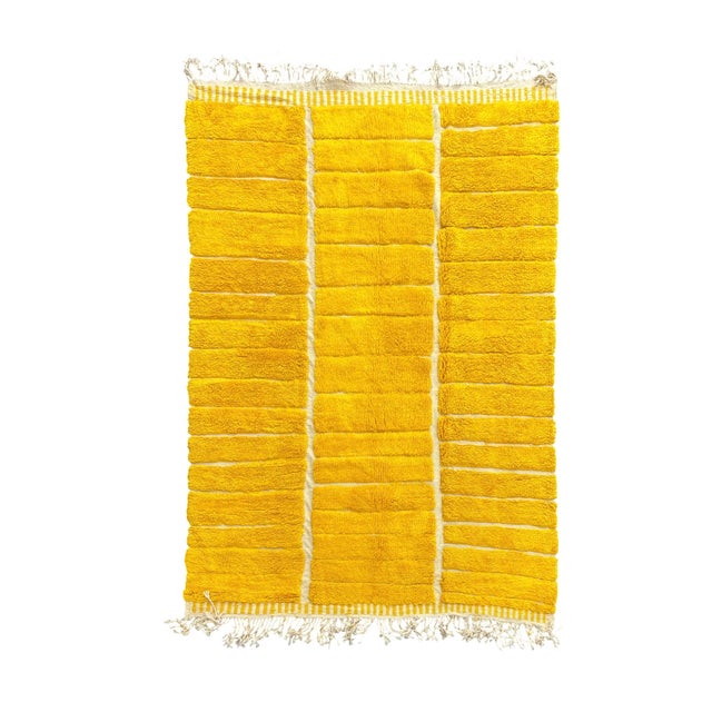 Vintage Hand-Knotted Moroccan Mrirt Rug, 2010s For Sale - Image 11 of 11