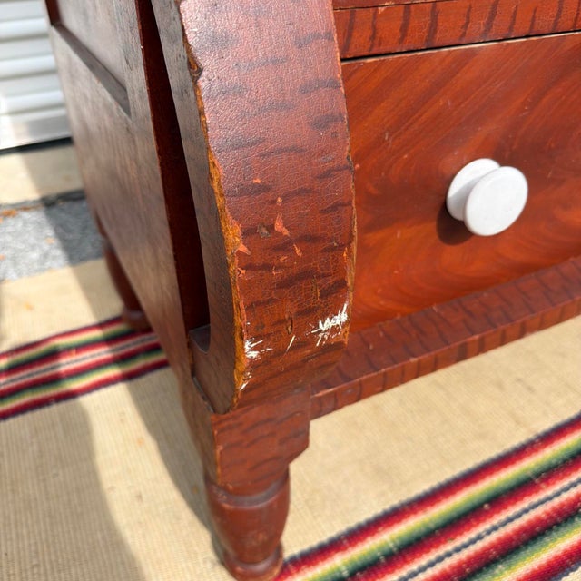 Antique Pennsylvania Grain-Painted Empire Chest of Drawers, Circa 1850s For Sale - Image 10 of 18