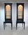 Louis XVI French Ebonized Bookcase Vitrine Cabinets, Baker Furniture, 1960's For Sale - Image 16 of 16