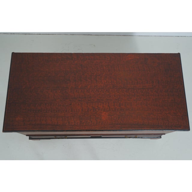 Brown Antique Pennsylvania Dutch Painted Blanket Chest For Sale - Image 8 of 18