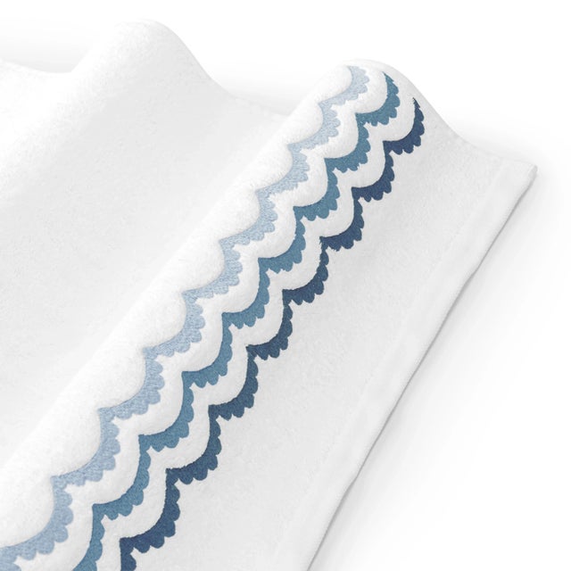 From renowned designer Celerie Kemble and luxury linen maker Hamburg House comes this exclusive Whimsical Scallop...