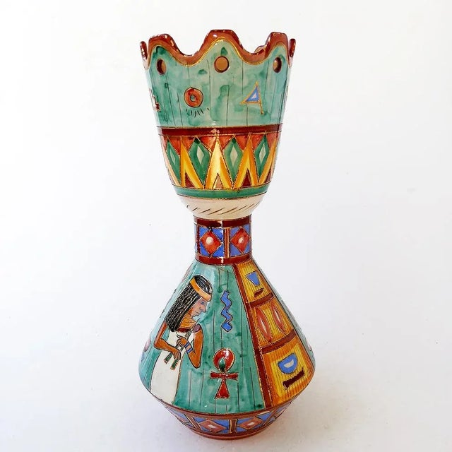 Vase from Volpi Deruta, 1950s, in Good conditions. Designed 1950 to 1959