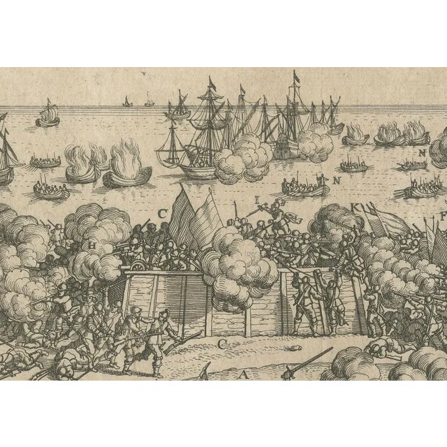 Battle of Kauwenstein Dijk, 1585, Paper For Sale - Image 4 of 8