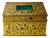 19th Century French Gilt Bronze and Malachite Trinket Box For Sale