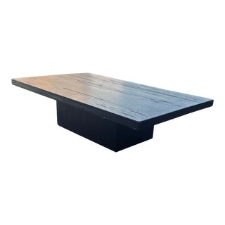Restoration Hardware Reclaimed Oak Timbers Coffee Table For Sale