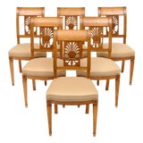 Directoire Antique French Dining Chairs For Sale
