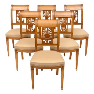 Directoire Antique French Dining Chairs For Sale