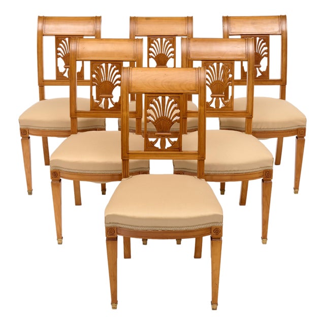 Directoire Antique French Dining Chairs For Sale