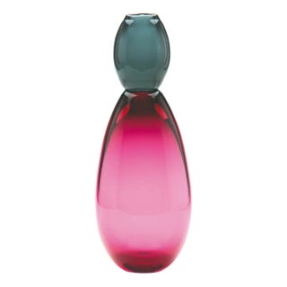 Ruby & Grey King Vase by Karim Rashid for Purho For Sale
