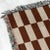 Contemporary Woven Chequers Quilt Throw Blanket For Sale - Image 3 of 5
