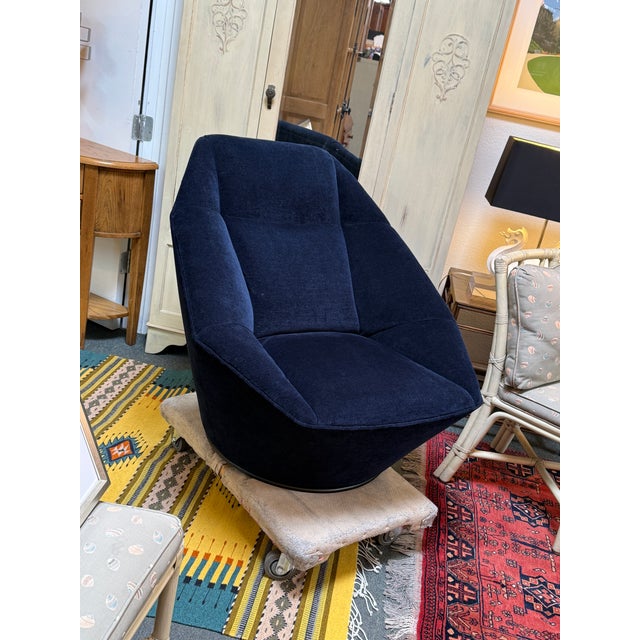 Textile Toan Nguyen for Wendelbo Sail Swivel Lounge Chair For Sale - Image 7 of 12