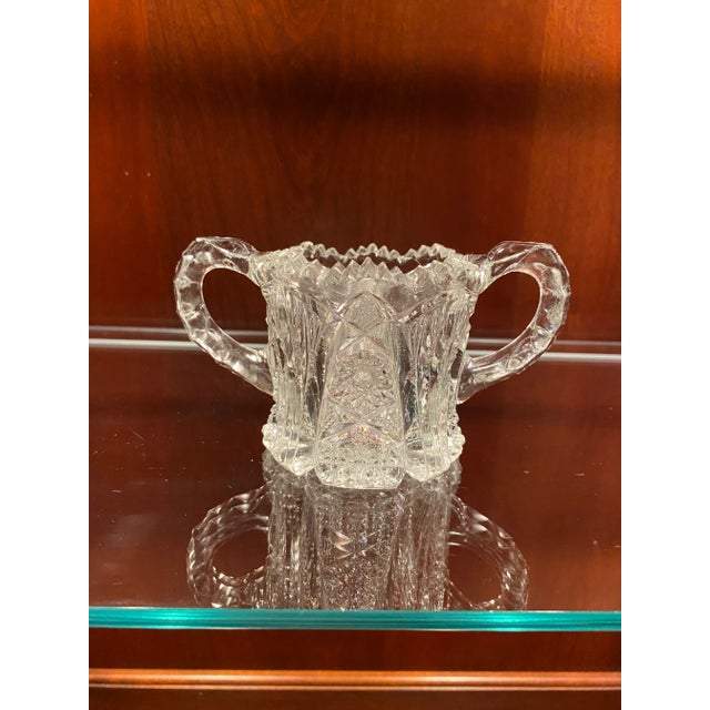 Stunning! American Brilliant Period (Abp); Late 1800’s-Early 1900’s. Rare; Hand Cut Sparkling Sugar/ Multi Purpose Piece For Sale - Image 12 of 12
