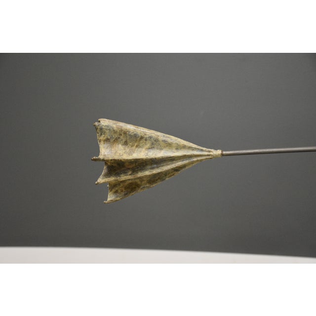 1990s Into the Wind Bronze Statue by Donald Huntsman For Sale - Image 9 of 10