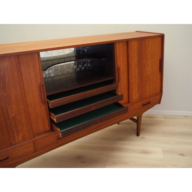 Vintage Danish Teak Highboard by Børge Seindal, 1960s For Sale - Image 13 of 18