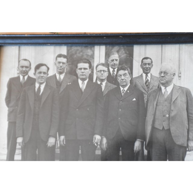 1931 White House Correspondents Reporters Photograph Newsroom Wall Art For Sale - Image 4 of 6