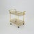 1950s Mid Century Modern Martini Wine Bar Tea Cart Gold/Brass Glass Vintage Serving. Elevate your hosting game with this...