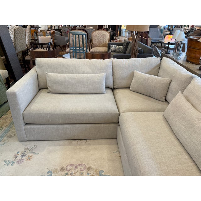 Mitchell Gold + Bob Williams Haywood Two Piece Sectional For Sale - Image 9 of 18
