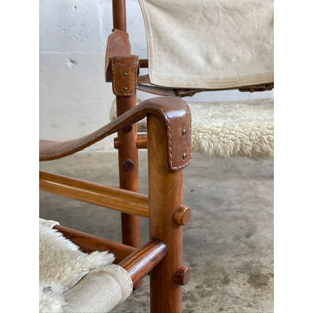 Arne Norell Sirocco Safari Chairs Scandinavian Modern - A Pair For Sale In Miami - Image 6 of 18