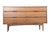 This beautifully restored mid-century modern walnut lowboy dresser showcases the timeless simplicity and clean...