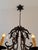 Large Gothic Revival Style Iron & Crystal Twelve-Light Chandelier, Circa 2000s For Sale - Image 4 of 5