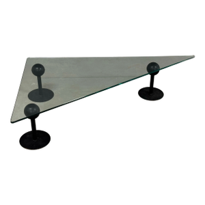 Late 20th Century Phillip Stark Pepper Young Glass Coffee Table