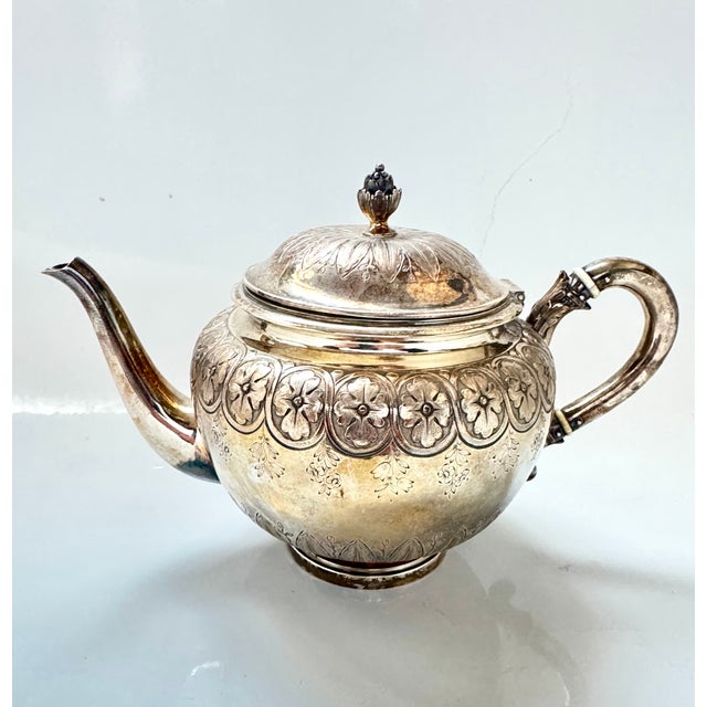 Russian Imperial Baronial Heraldic Silver Service from Odiot Paris, Set of 7 For Sale - Image 10 of 18