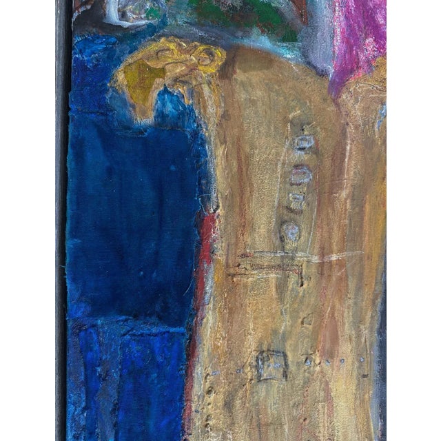 Large Framed Modern Abstract Painting For Sale - Image 11 of 11