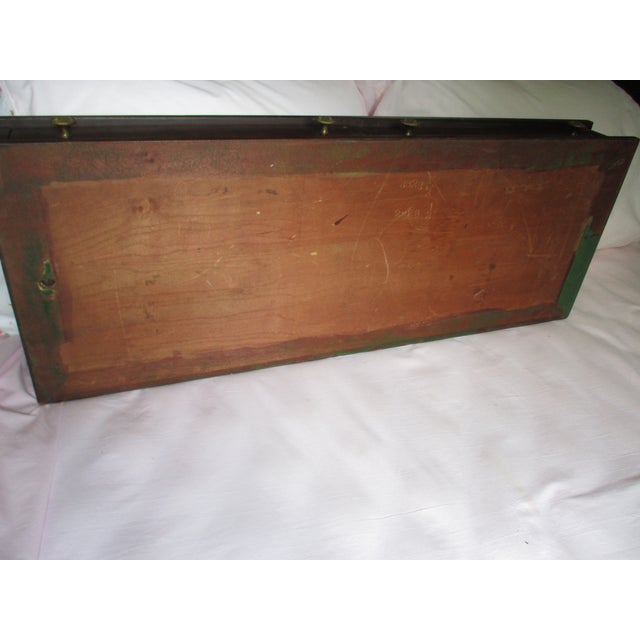 Antique Flame Mahogany Inlaid Vanity /Jewelry Box /Chest of Drawers for Dresser For Sale - Image 13 of 16