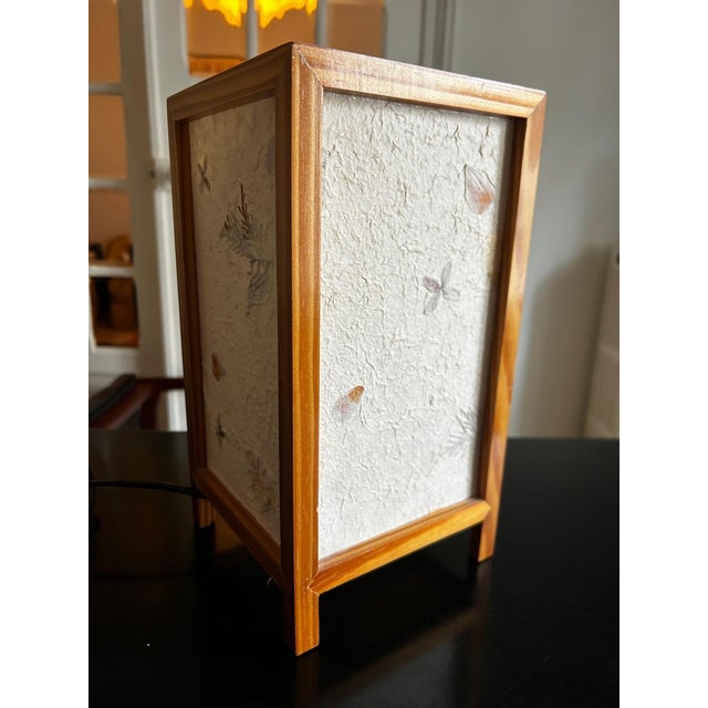 Beige Dried Flower Lamps, 1970s, Set of 2 For Sale - Image 8 of 14