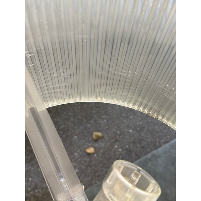 Transparent Kartell Bourgie Crystal Acrylic Lamp Ferruccio Laviani For Sale - Image 8 of 8
