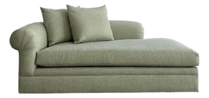 Vintage Kreiss Roll Arm Chaise Lounge