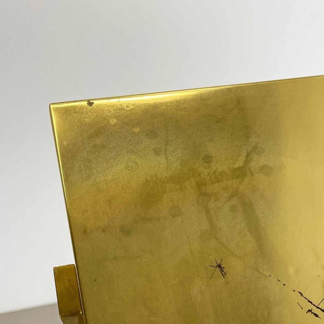 Vintage Brass Table Light attributed to United Workshops Munich, Germany, 1970s For Sale - Image 15 of 18