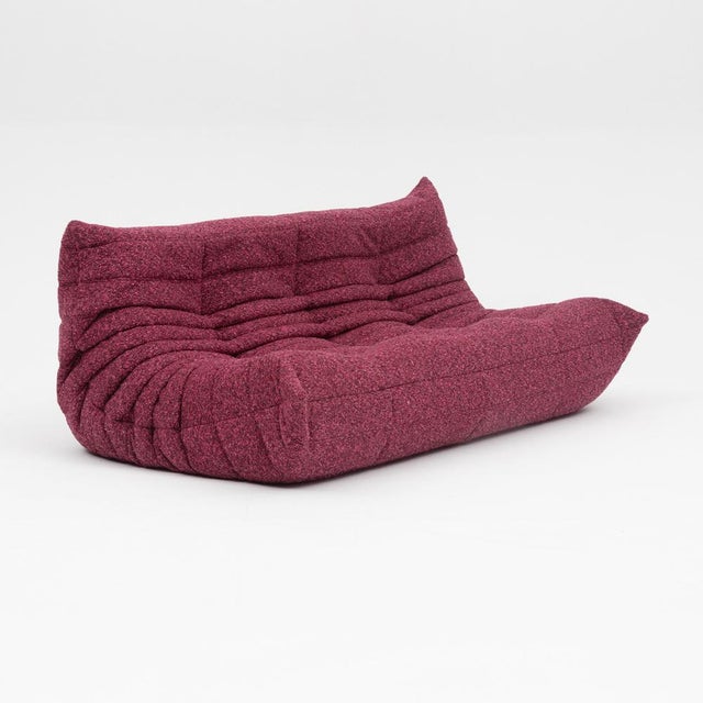 This Togo has been reupholstered with new foam and high-quality new fabric, keeping its inner structure, giving the item...