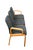 Gray 1960s Three Set Mid Century Modern Scandinavian Bentwood Sofa / Bench For Sale - Image 8 of 12