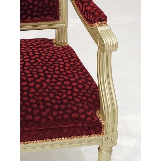 Louis XVI Armchair, 2010s For Sale - Image 6 of 8